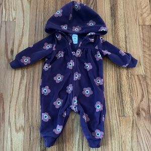3 month one piece fleece